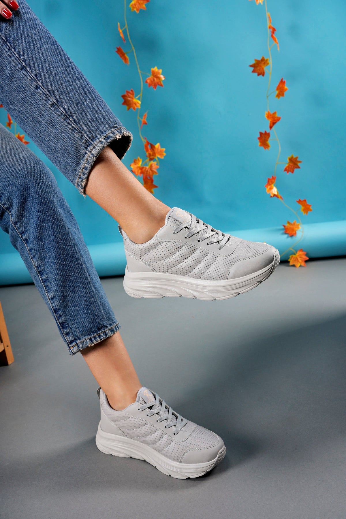 Riccon Kadın Sneaker 0012135 Buz - Riccon