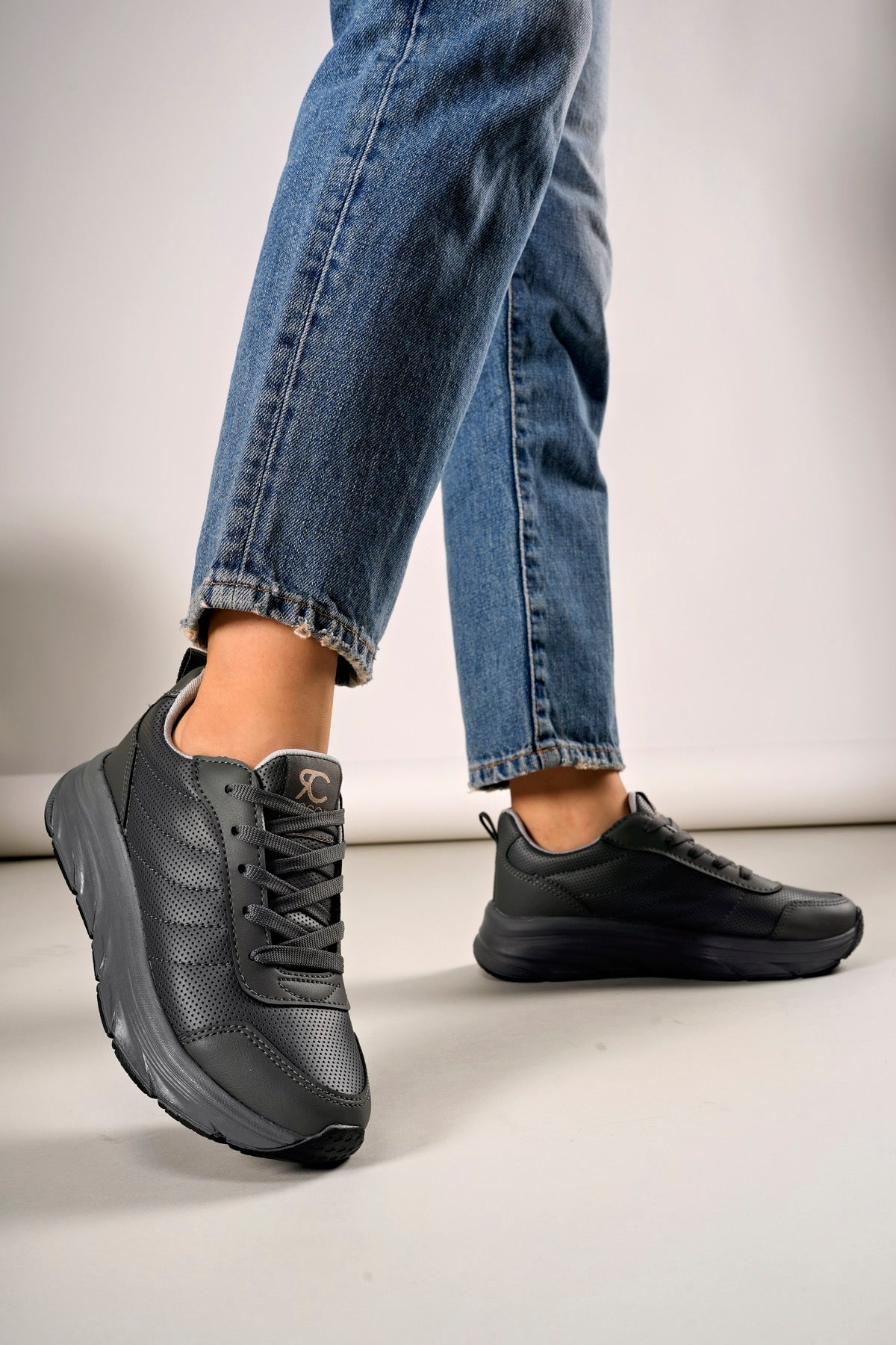 Riccon Kadın Sneaker 0012135 Füme - Riccon