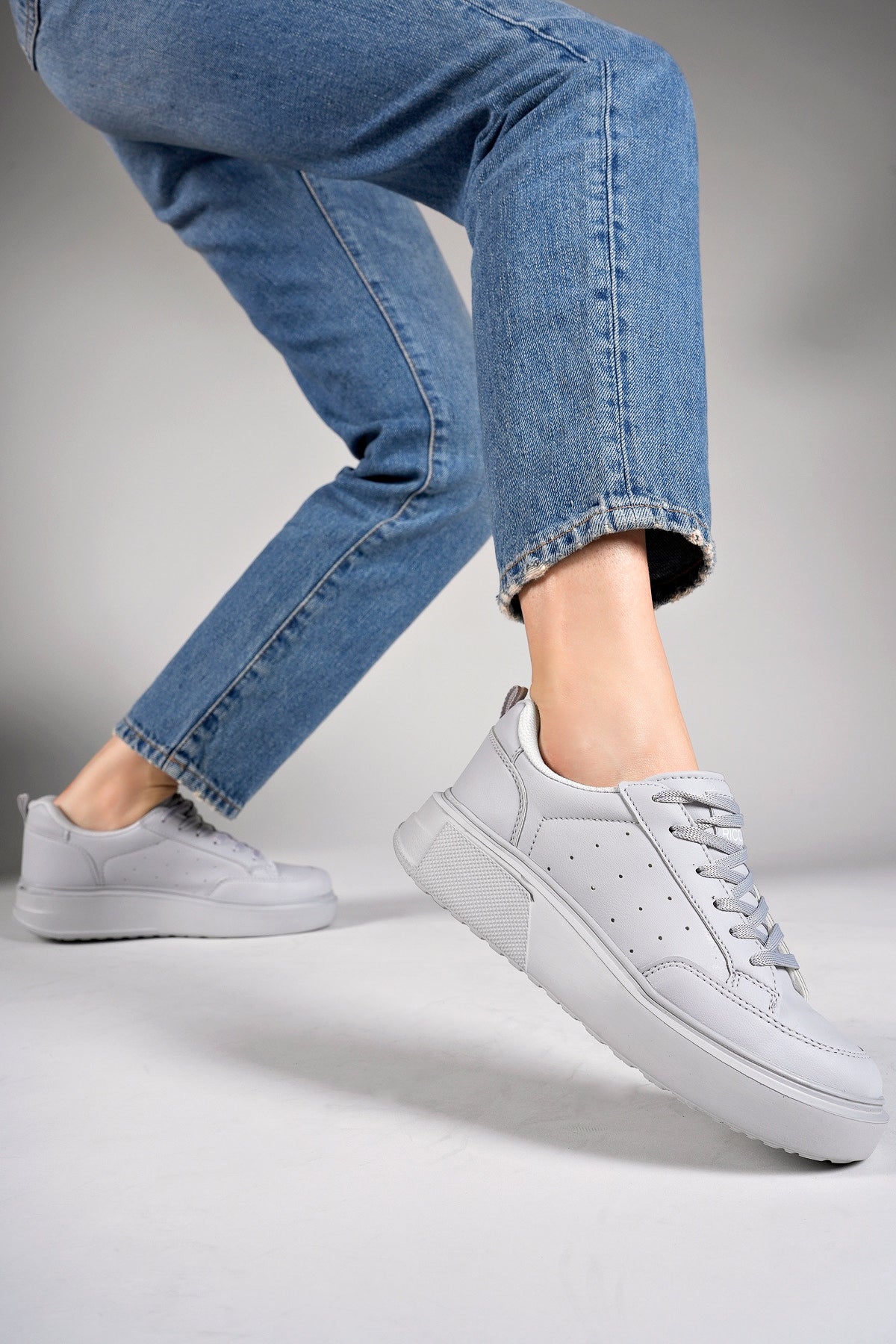 Riccon Kadin Sneaker 0012148 Buz Gri - Riccon