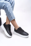Riccon Kadın Sneaker 0012255 Siyah Beyaz - Riccon