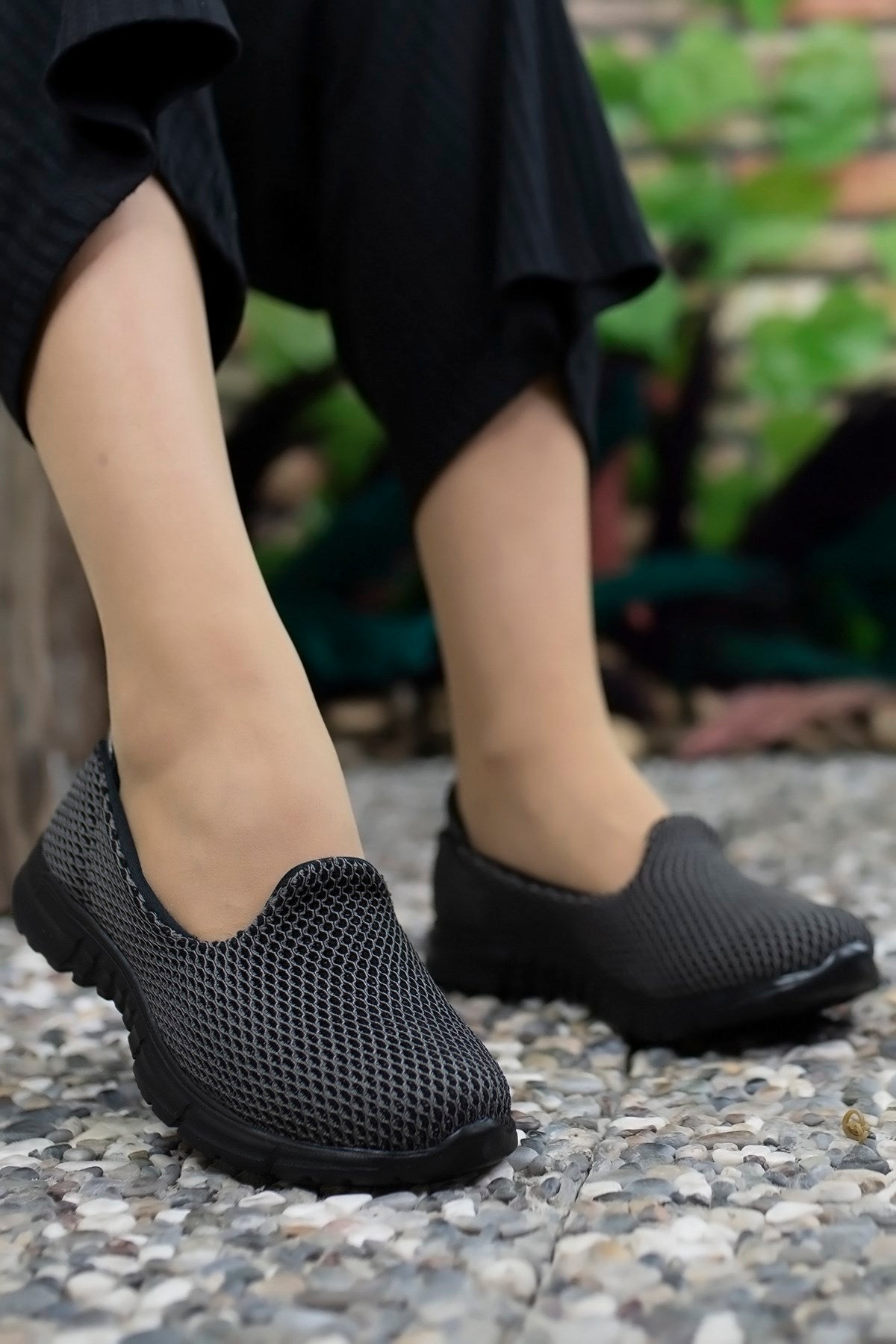 Riccon Kadın Sneaker 0012901 Gri Siyah - Riccon