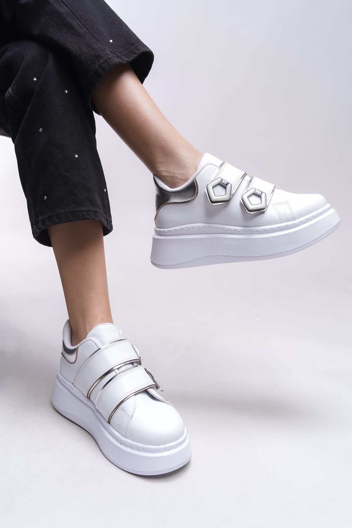 Riccon Kysrika Kadın Sneaker 0012251 Beyaz - Riccon