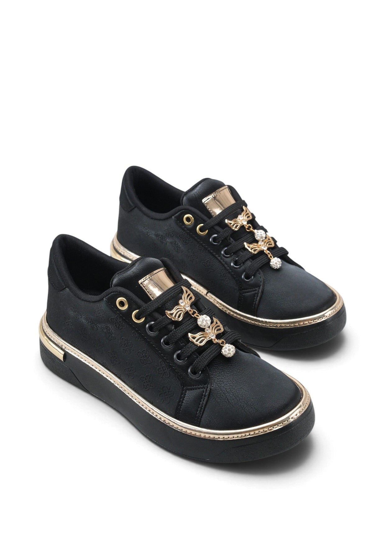 Riccon Larissa Amara Kadın Sneaker 0012924 Siyah Cilt