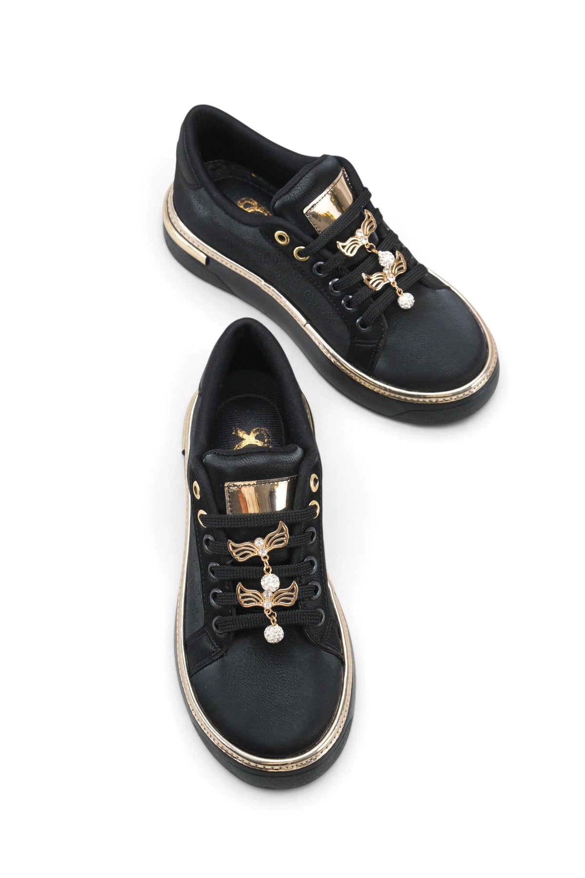 Riccon Larissa Amara Kadın Sneaker 0012924 Siyah Cilt