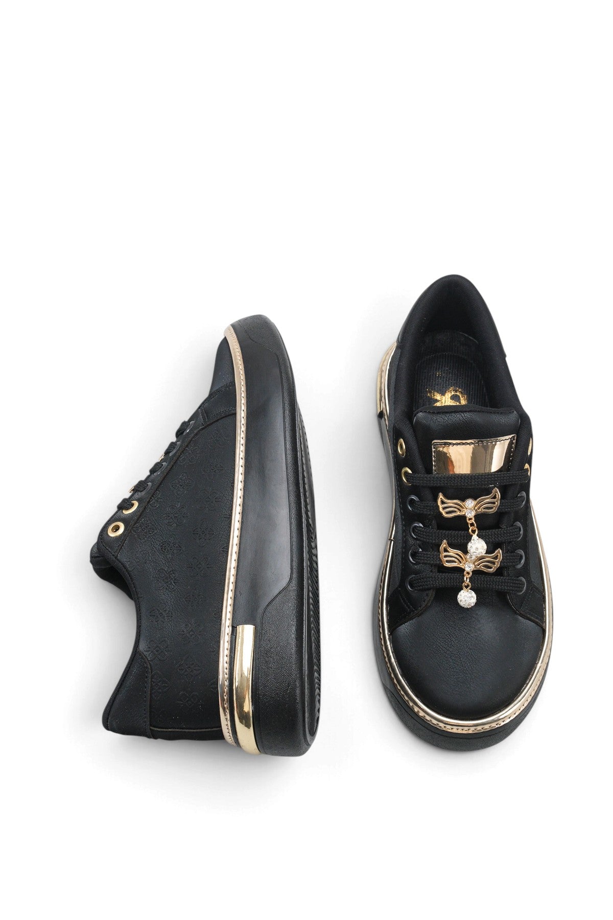 Riccon Larissa Amara Kadın Sneaker 0012924 Siyah Cilt