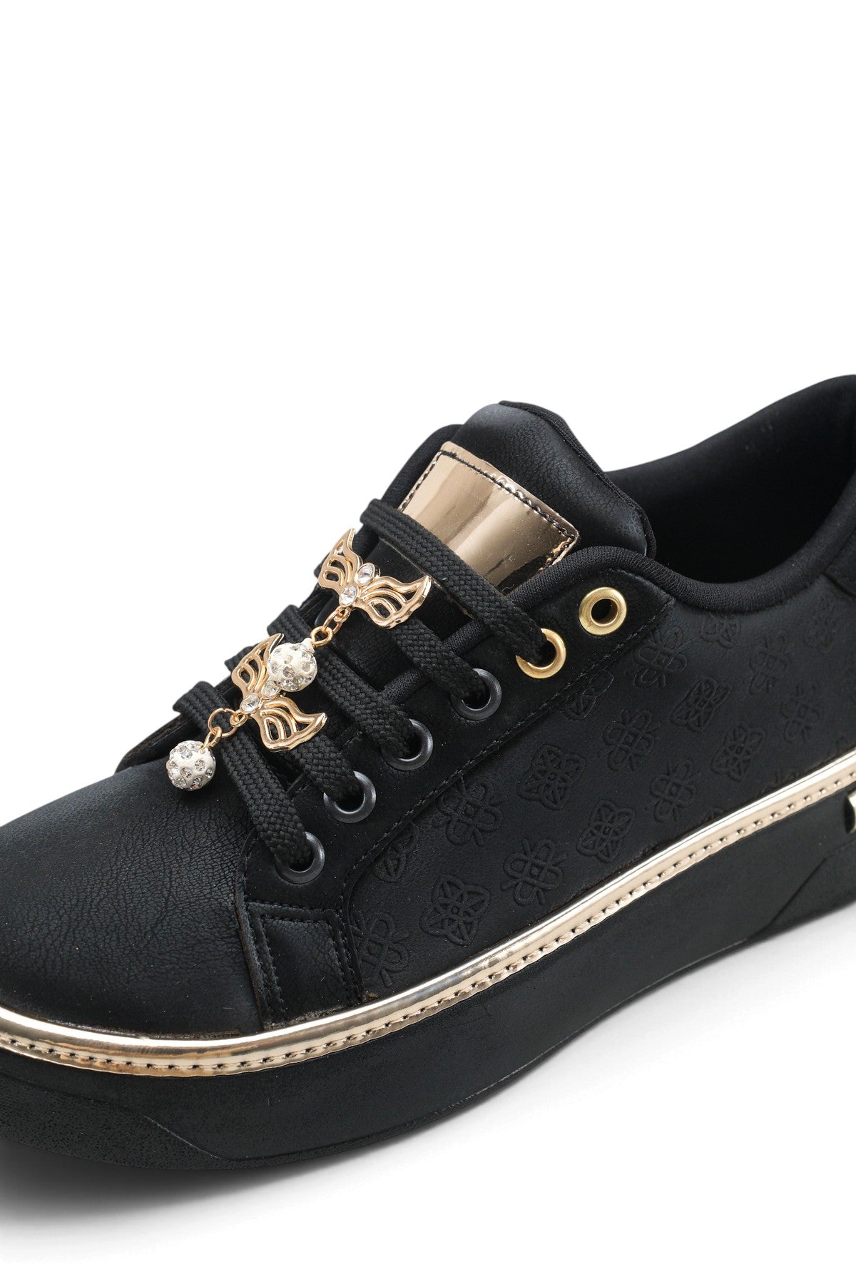 Riccon Larissa Amara Kadın Sneaker 0012924 Siyah Cilt