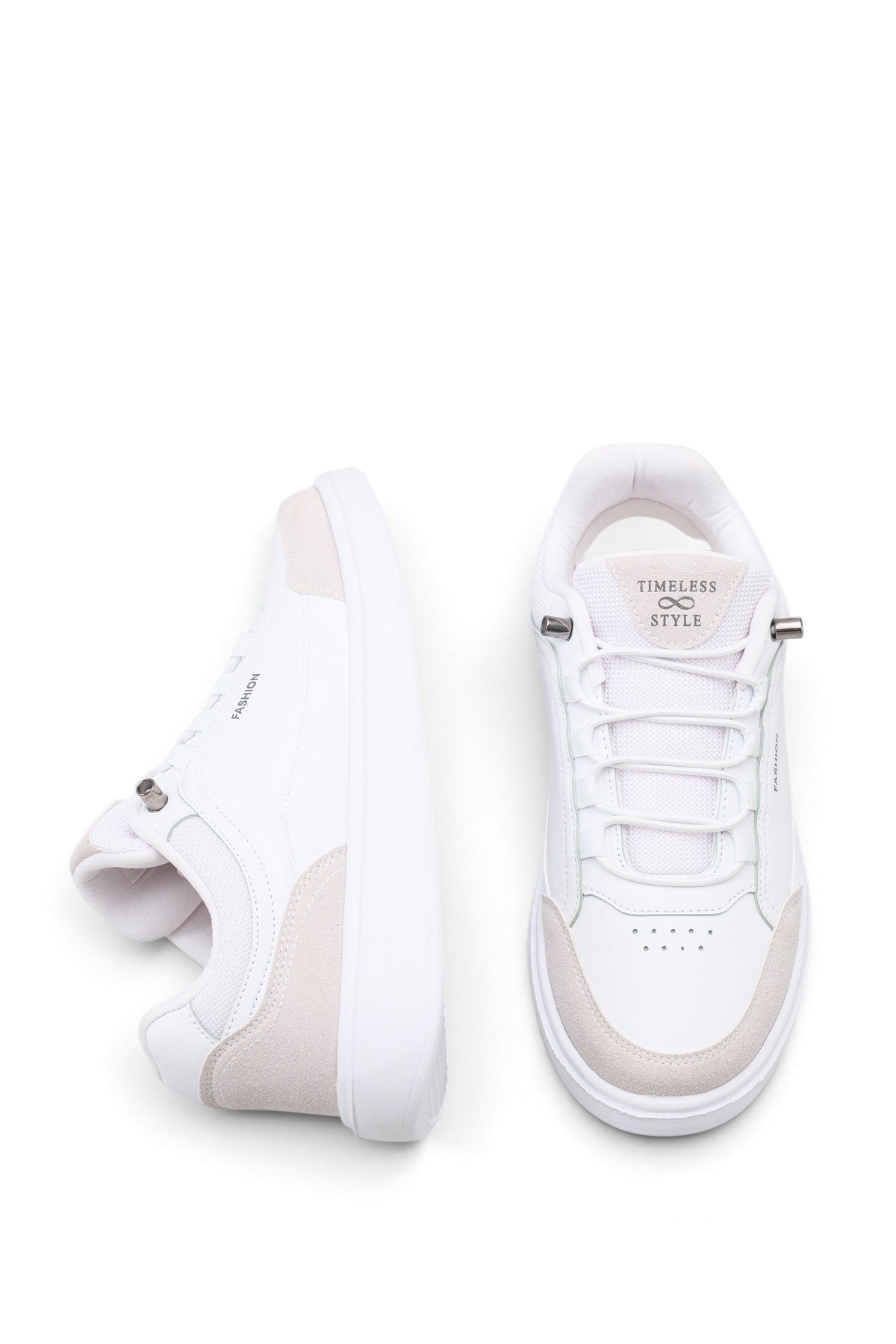 Riccon Larissa Sola Erkek Sneaker 0012055 Beyaz Beyaz