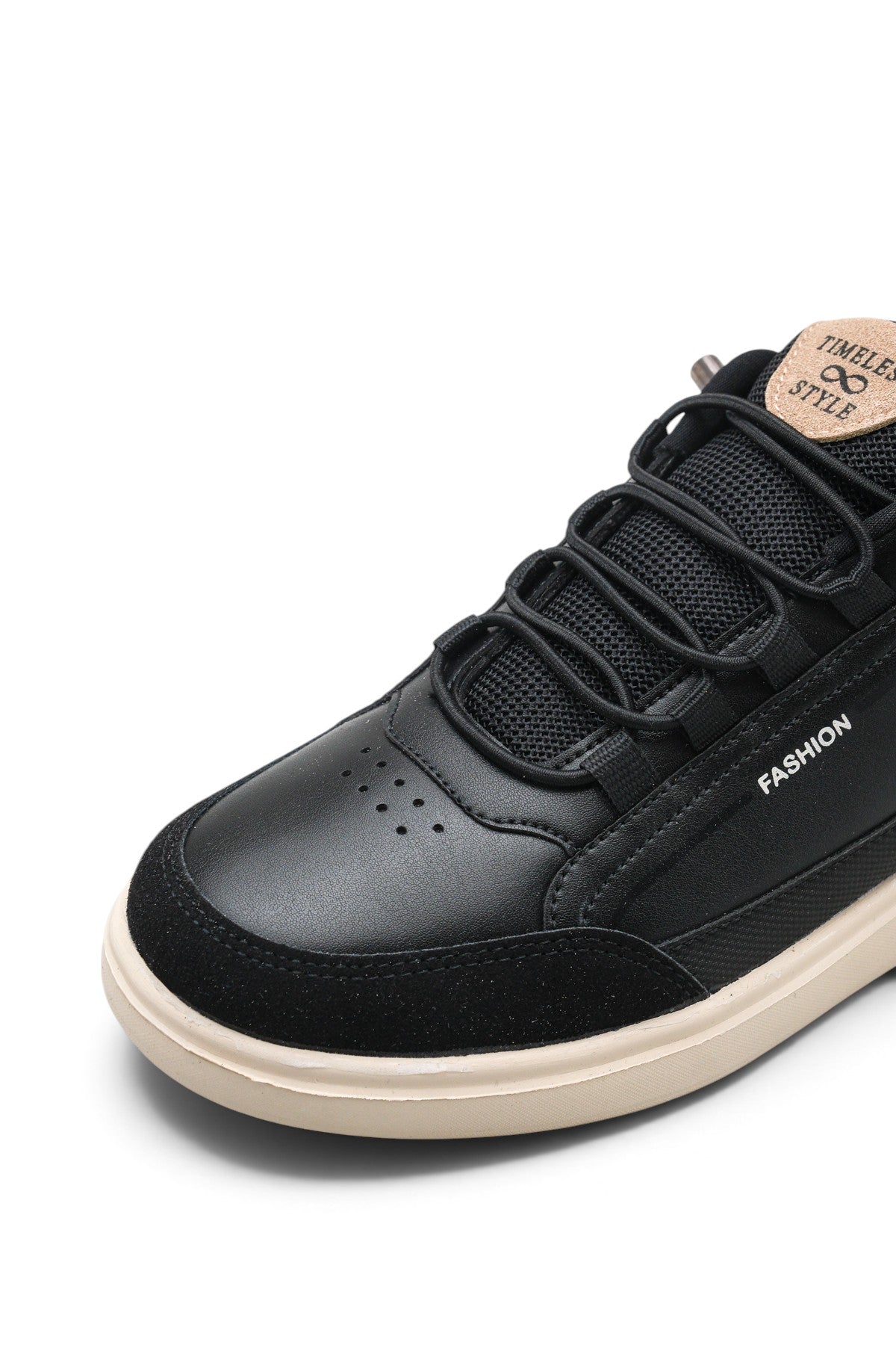 Riccon Larissa Sola Erkek Sneaker 0012055 Siyah Bej
