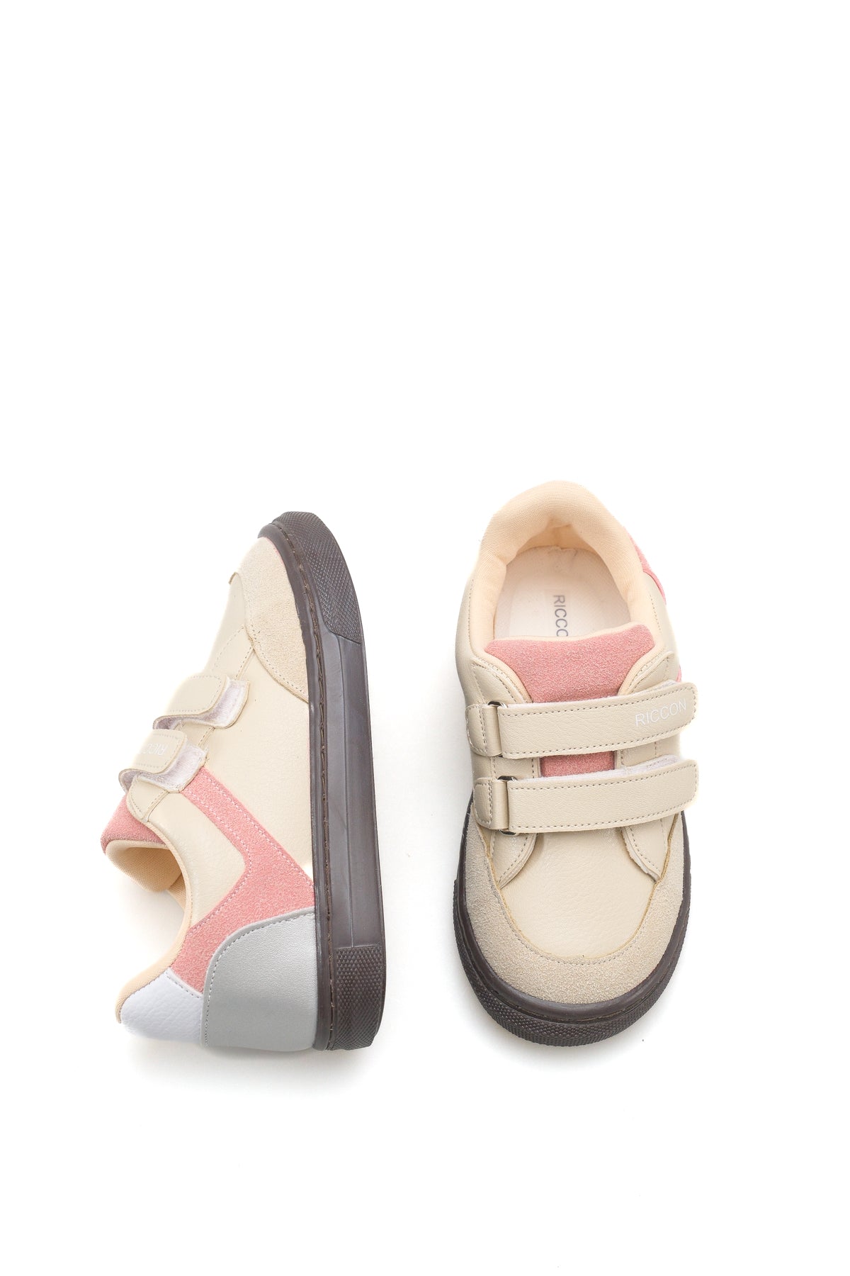 Riccon Leda Sola Çocuk Sneaker 0012051 Bej Pudra