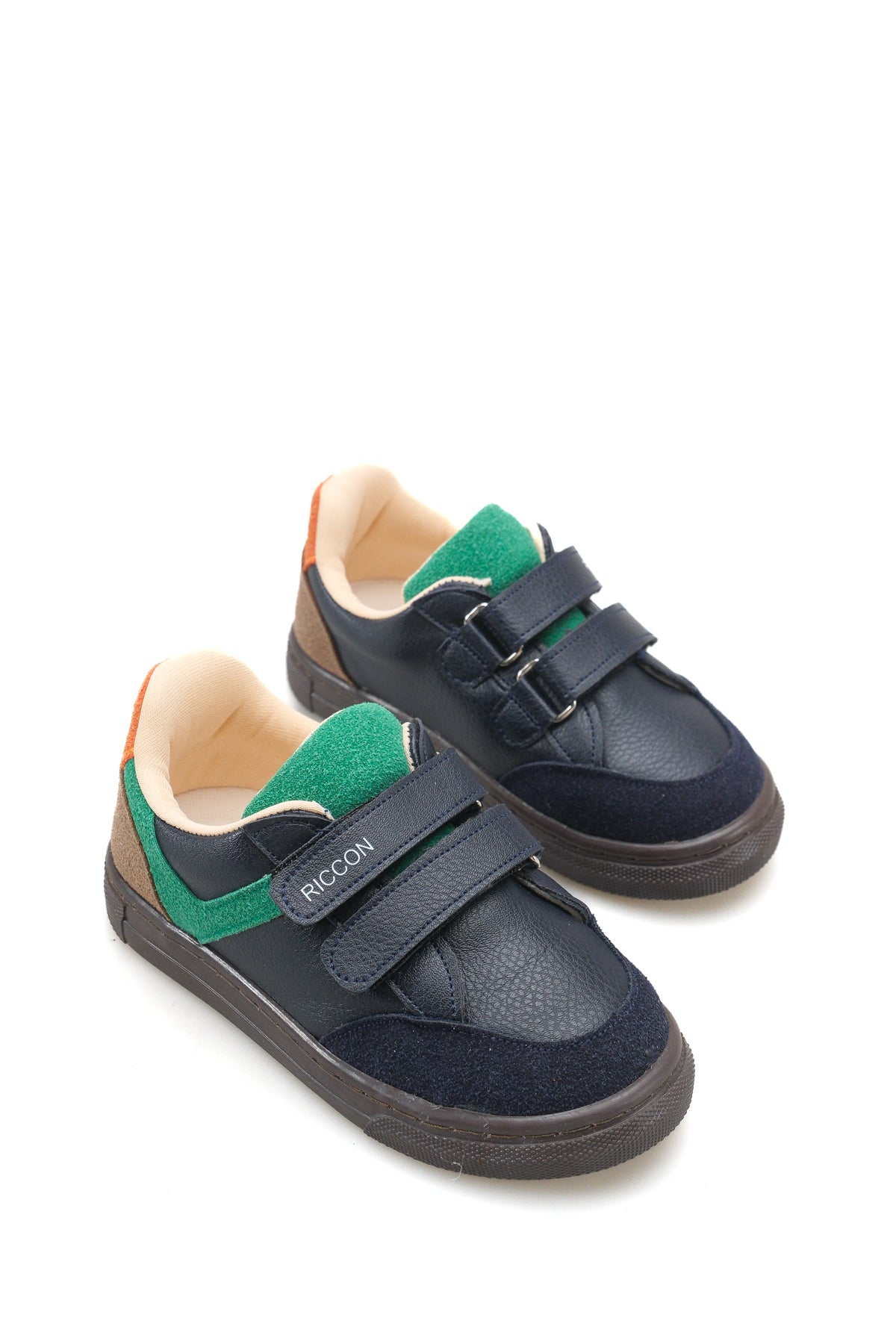 Riccon Leda Sola Çocuk Sneaker 0012051 Lacivert Yeşil