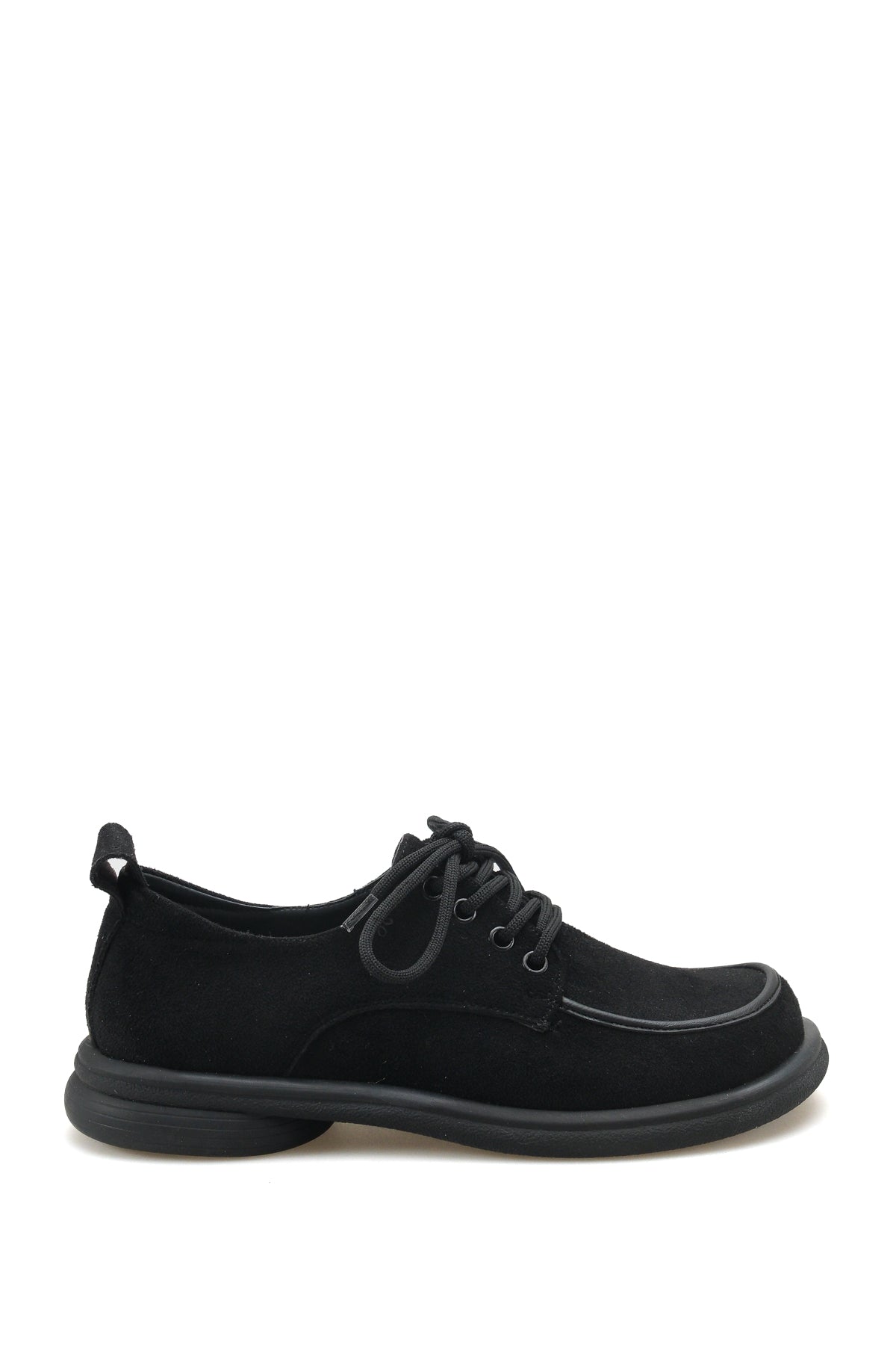Riccon Luna Clara Kadın Loafer 00121610 Siyah Süet