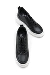 Riccon Lyra Fia Kadın Sneaker 0012501 Siyah Beyaz Cilt