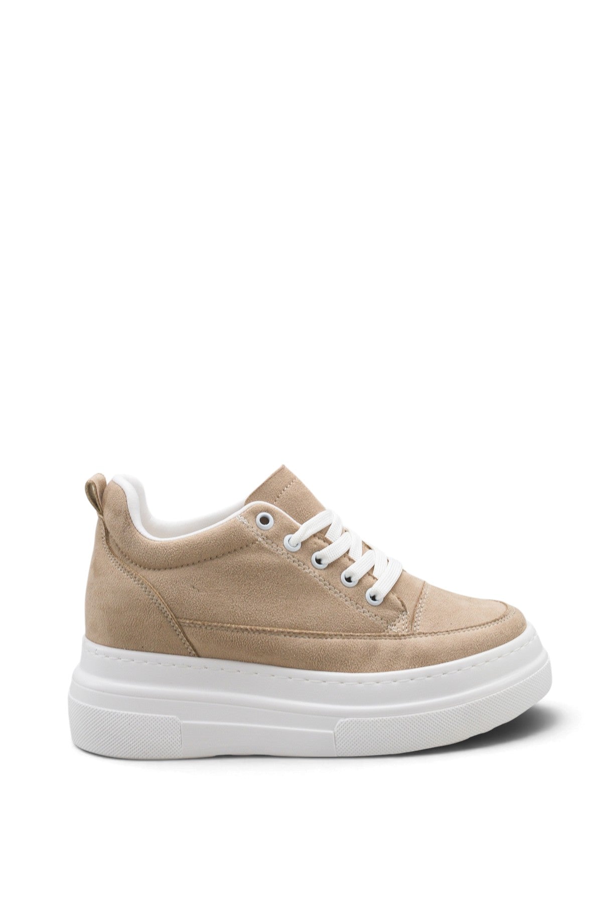 Riccon Lyra Fia Kadın Sneaker 0012501 Ten Süet