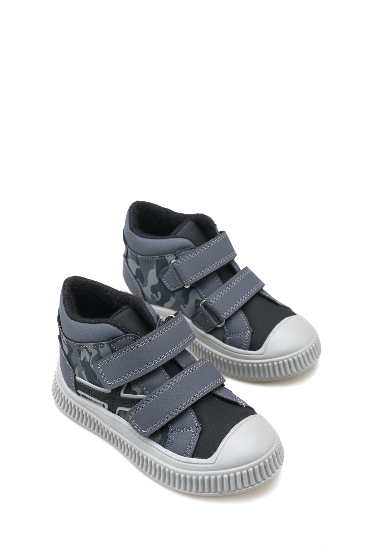 Riccon Maia Flora Çocuk Sneaker 00123535 Gri Siyah