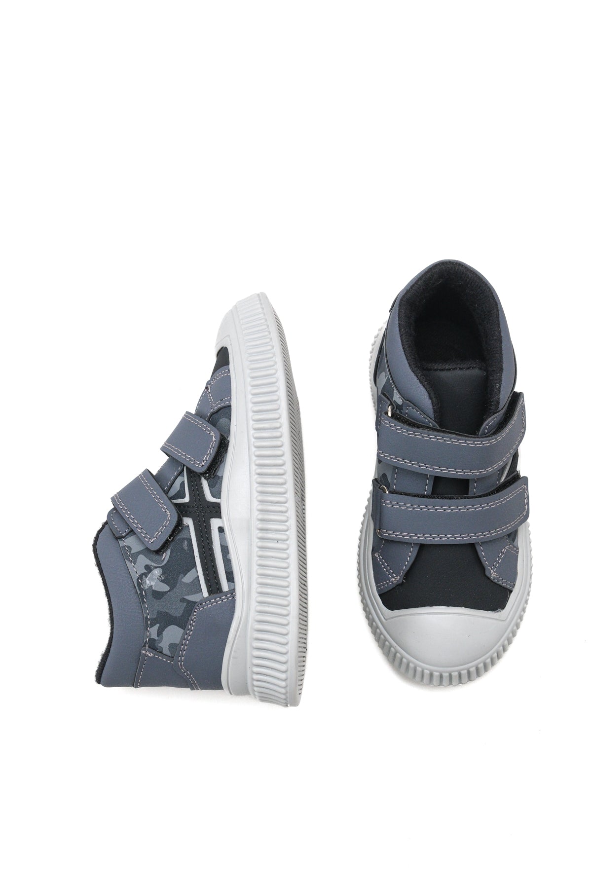 Riccon Maia Flora Çocuk Sneaker 00123535 Gri Siyah