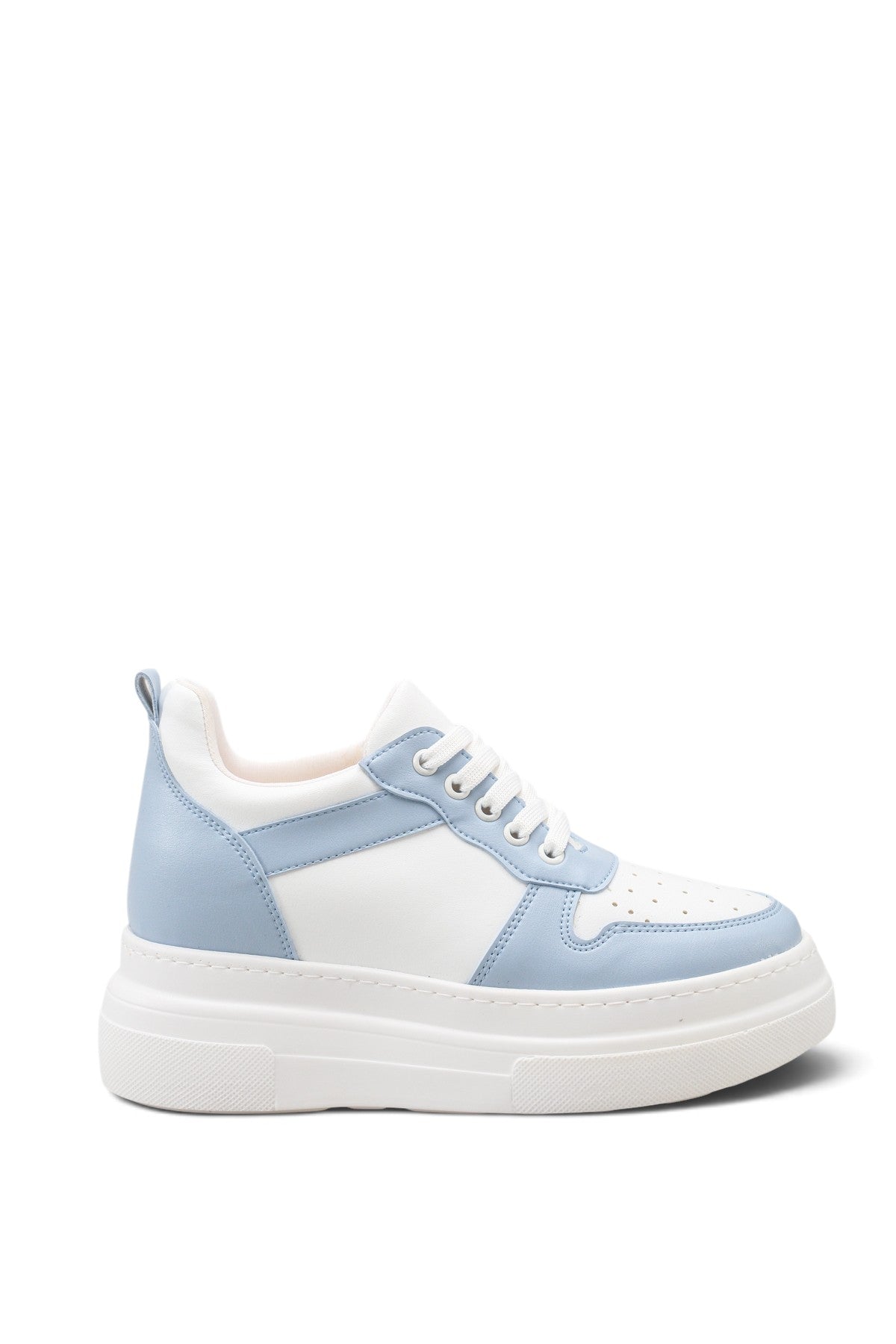 Riccon Mira Alba Kadın Sneaker 0012502 Beyaz Mavi Cilt