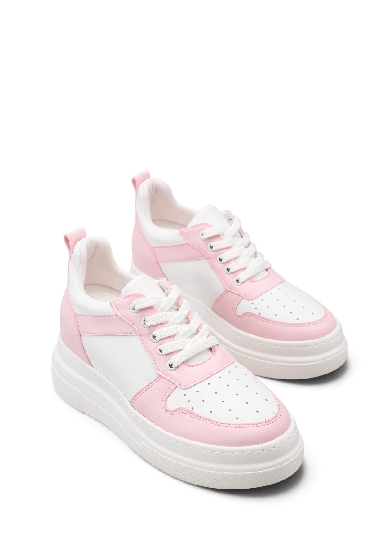 Riccon Mira Alba Kadın Sneaker 0012502 Beyaz Pudra Cilt