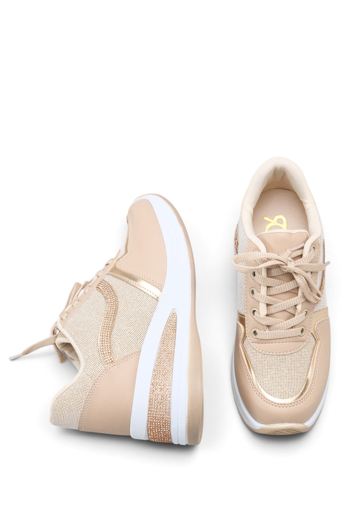 Riccon Mira Clara Kadın Sneaker 0012970 Bej