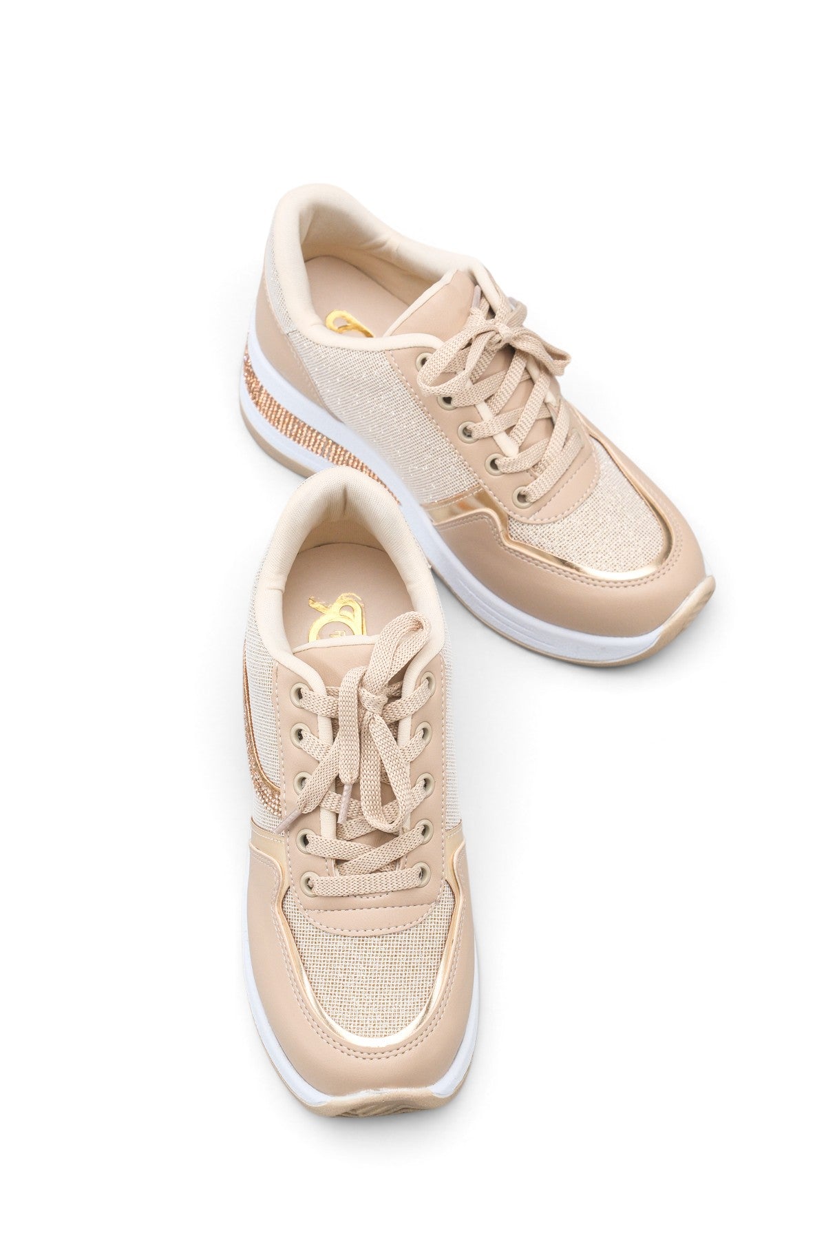 Riccon Mira Clara Kadın Sneaker 0012970 Bej