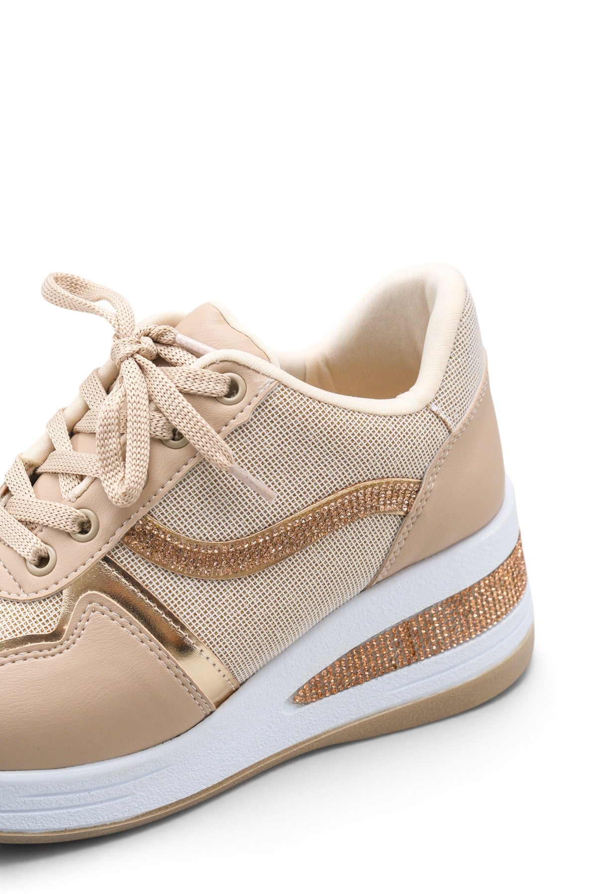 Riccon Mira Clara Kadın Sneaker 0012970 Bej