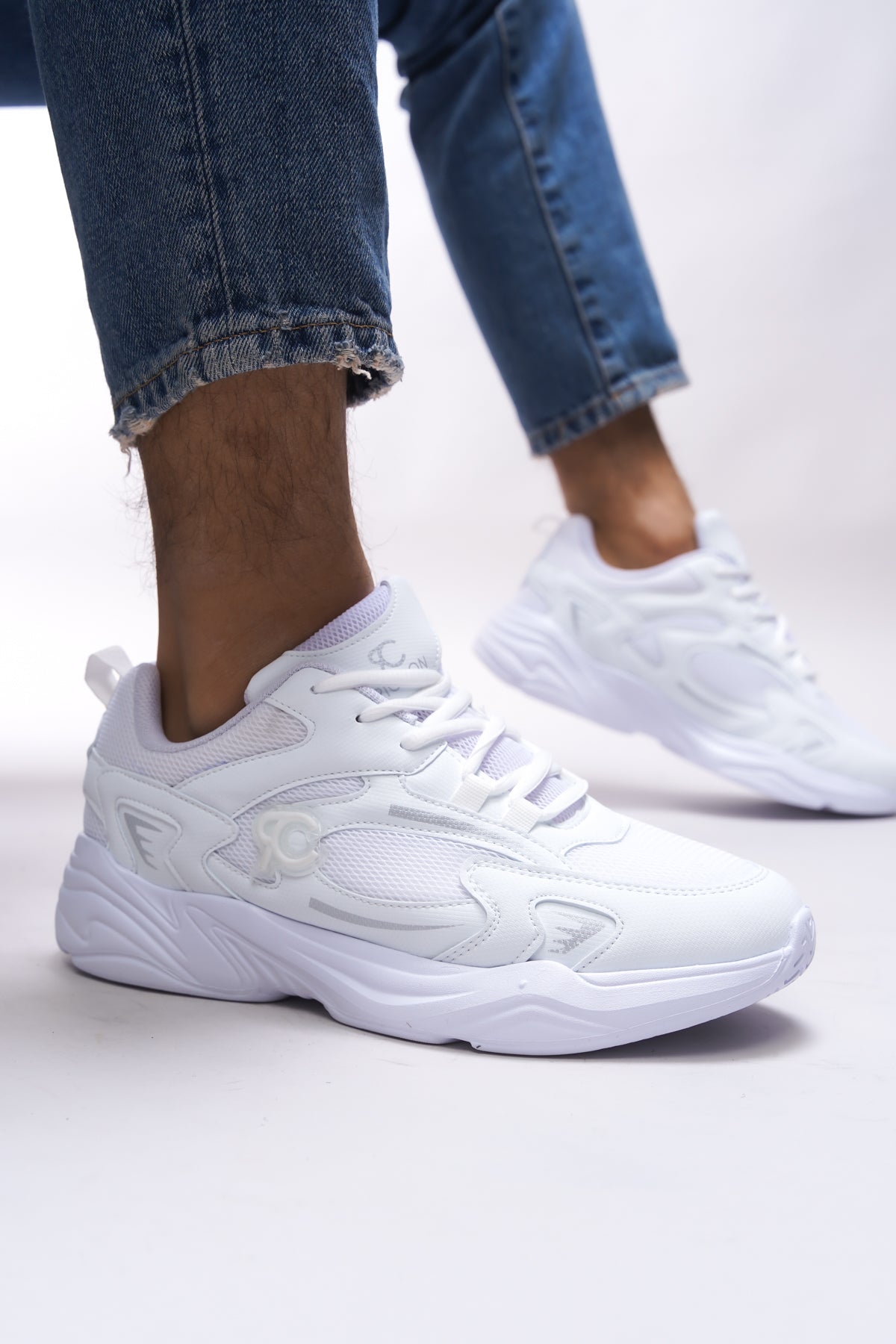 Riccon Niknaith Unisex Sneaker 0012725 Beyaz - Riccon