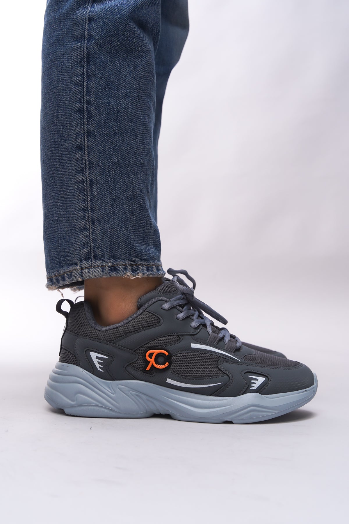 Riccon Niknaith Unisex Sneaker 0012725 Füme - Riccon