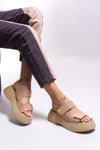 Riccon Olnesari Kadın Sandalet 0012804 Nude Cilt - Riccon