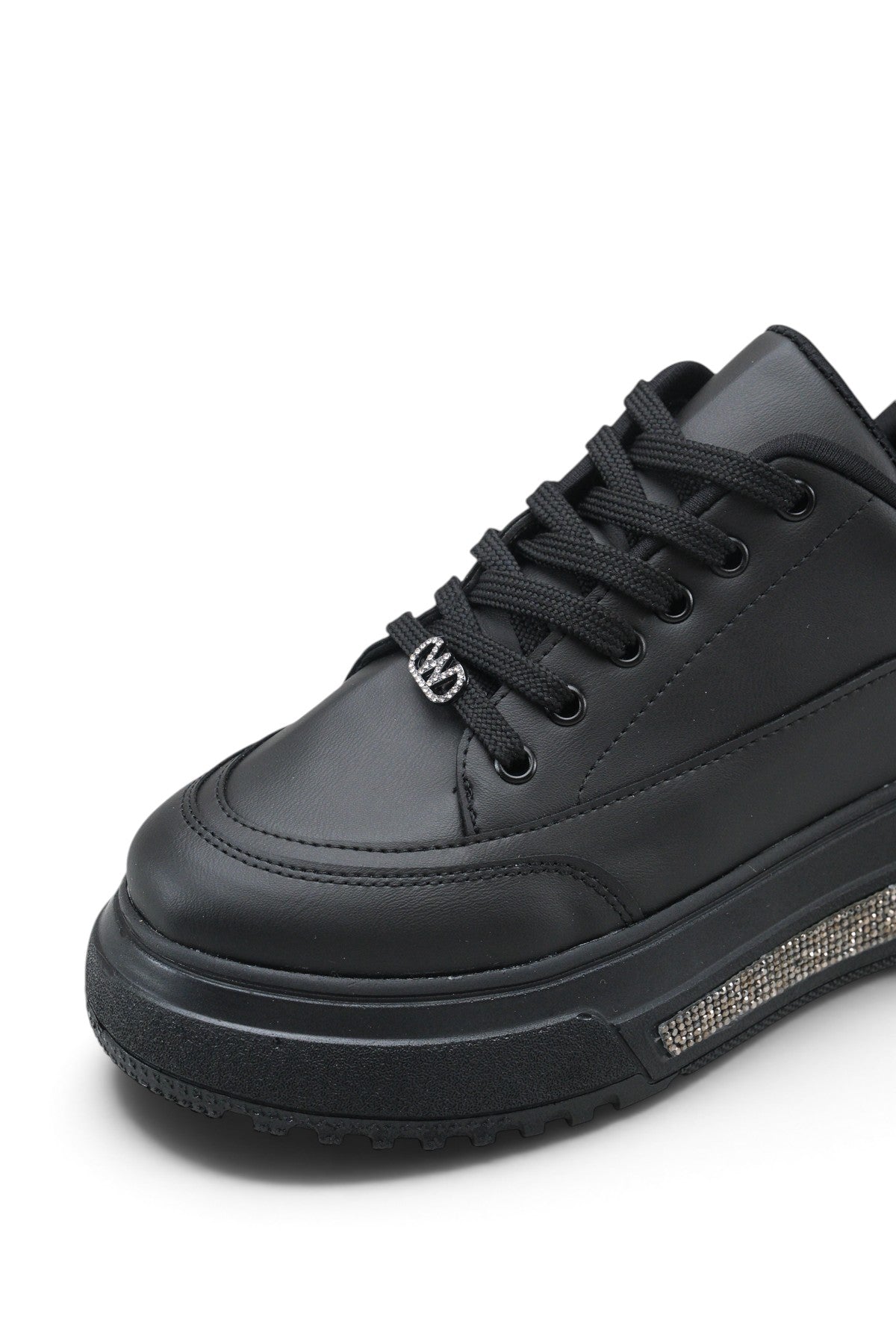 Riccon Phoebe Sola Kadın Sneaker 0012905 Siyah Cilt