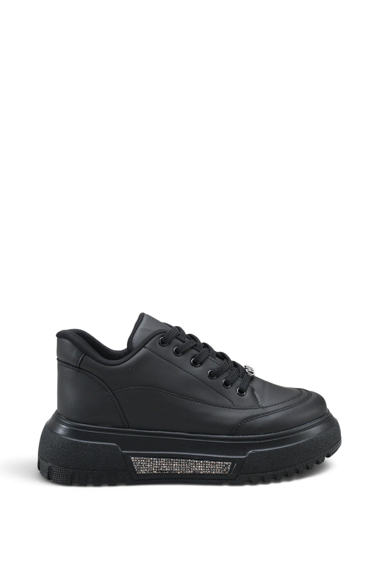 Riccon Phoebe Sola Kadın Sneaker 0012905 Siyah Cilt
