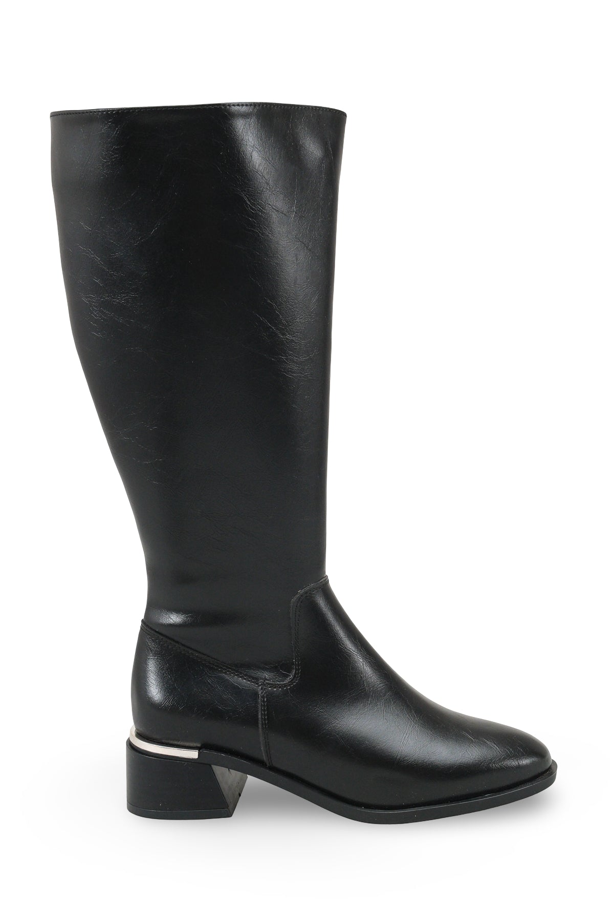 Riccon Selene Diva Kadın Topuklu Çizme 00129965 Siyah Cilt