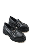 Riccon Siri Viven Kadın Loafer 0012303 Siyah Cilt