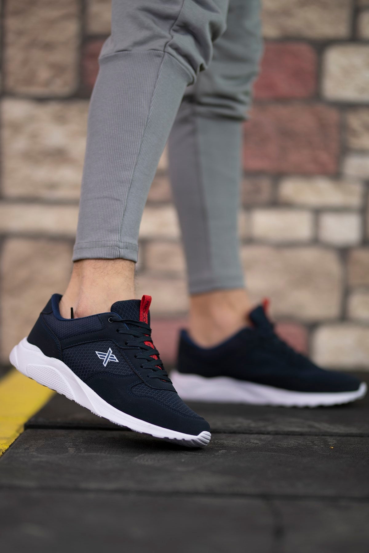 Riccon Süper Hafif Unisex Sneaker 00124039 Lacivert Beyaz - Riccon