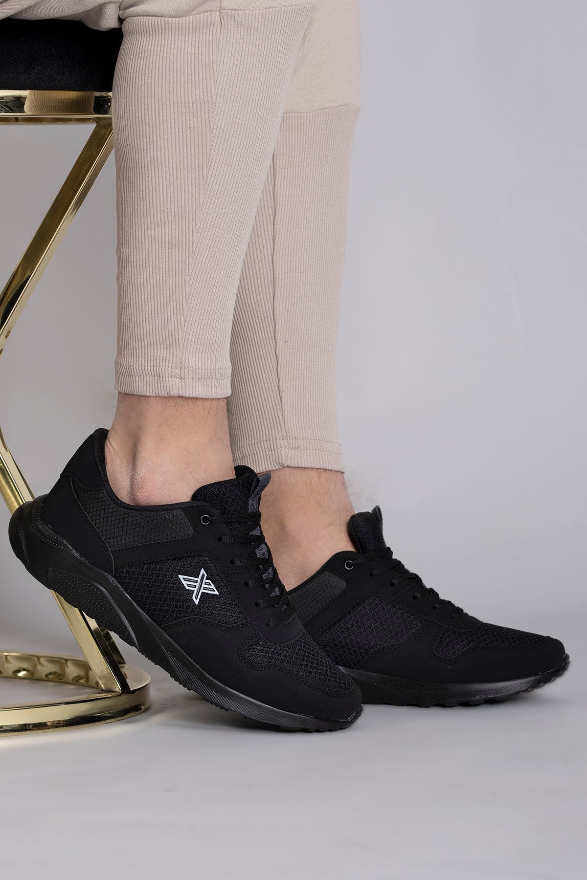 Riccon Süper Hafif Unisex Sneaker 00124039 Siyah Füme - Riccon
