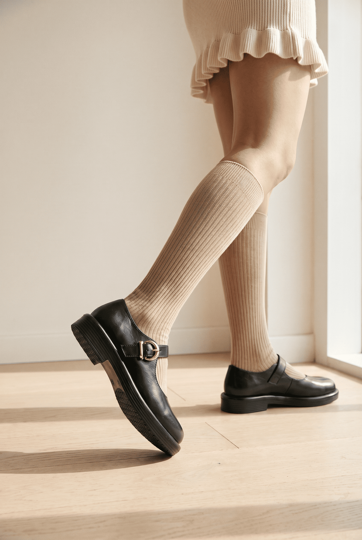Riccon Talitha Lia Kadın Loafer 0012923 Siyah Rustik