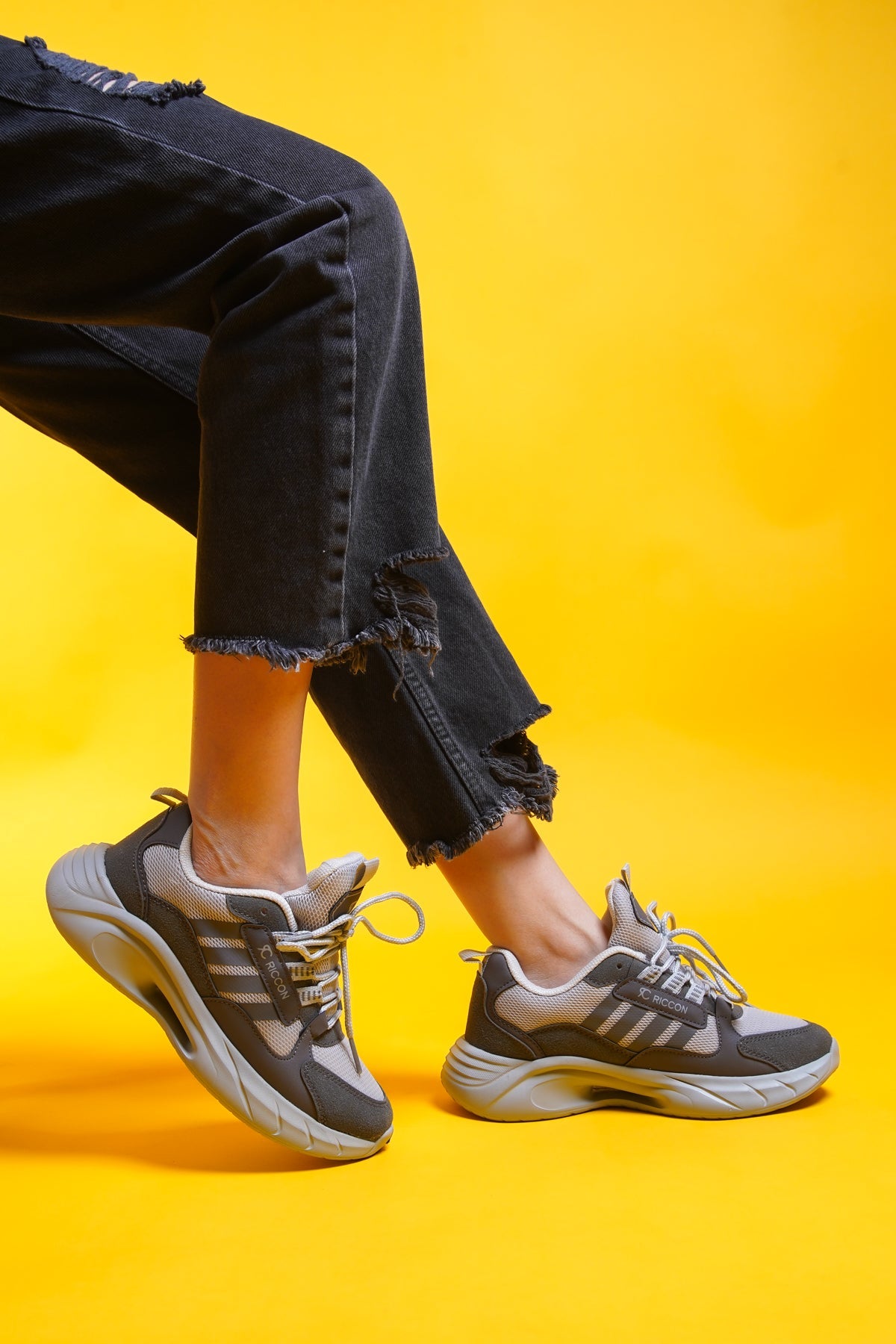 Riccon Torrine Unisex Sneaker 001293 Füme - Riccon