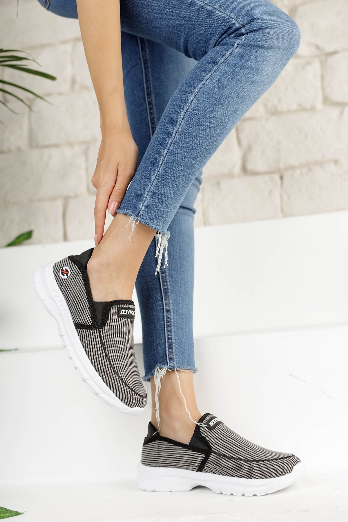 Riccon Unisex Sneaker 001204 Buz Siyah - Riccon