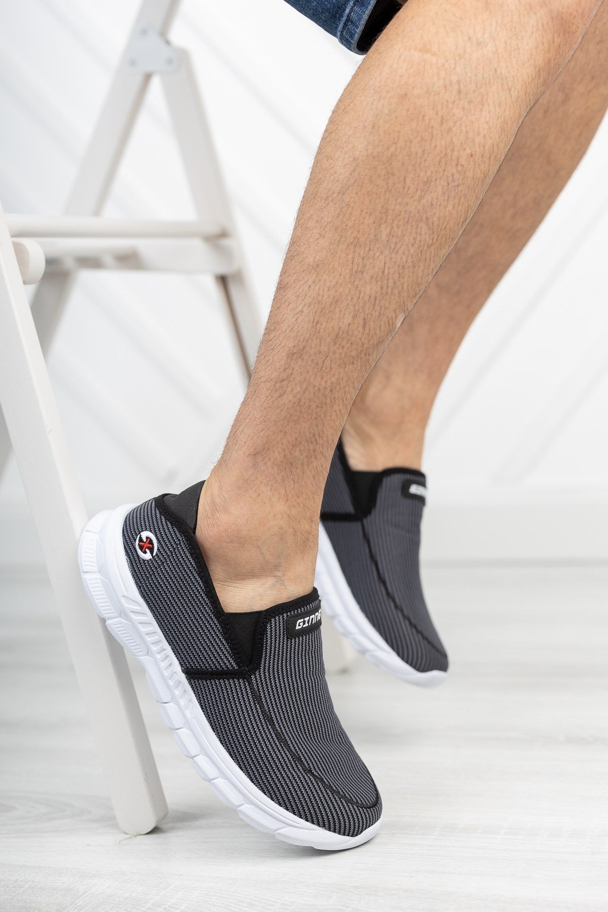 Riccon Unisex Sneaker 001204 Füme Beyaz - Riccon