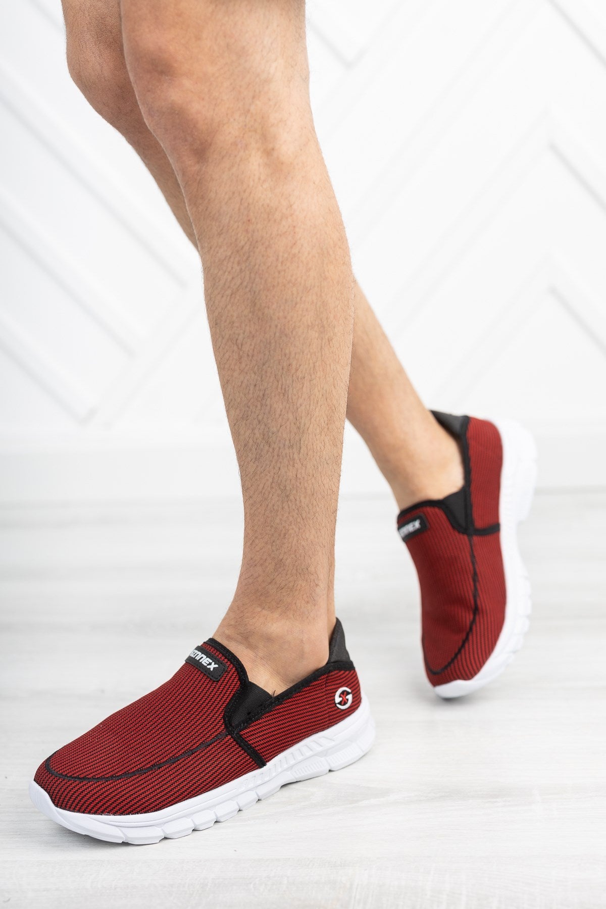 Riccon Unisex Sneaker 001204 Kırmızı Siyah - Riccon