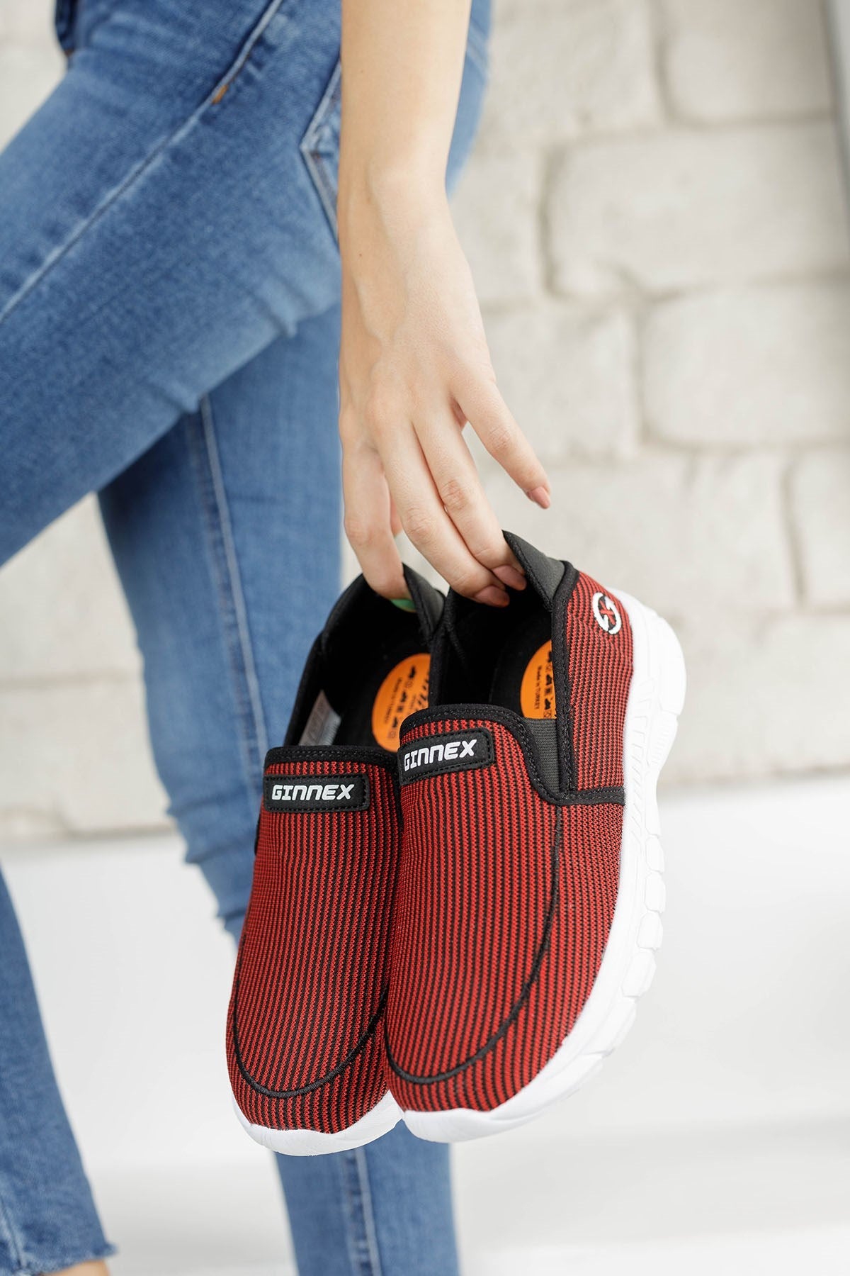 Riccon Unisex Sneaker 001204 Kırmızı Siyah - Riccon