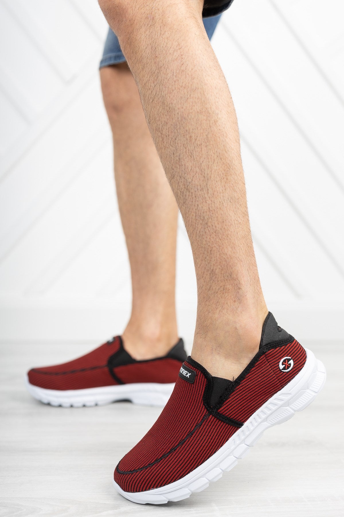 Riccon Unisex Sneaker 001204 Kırmızı Siyah - Riccon