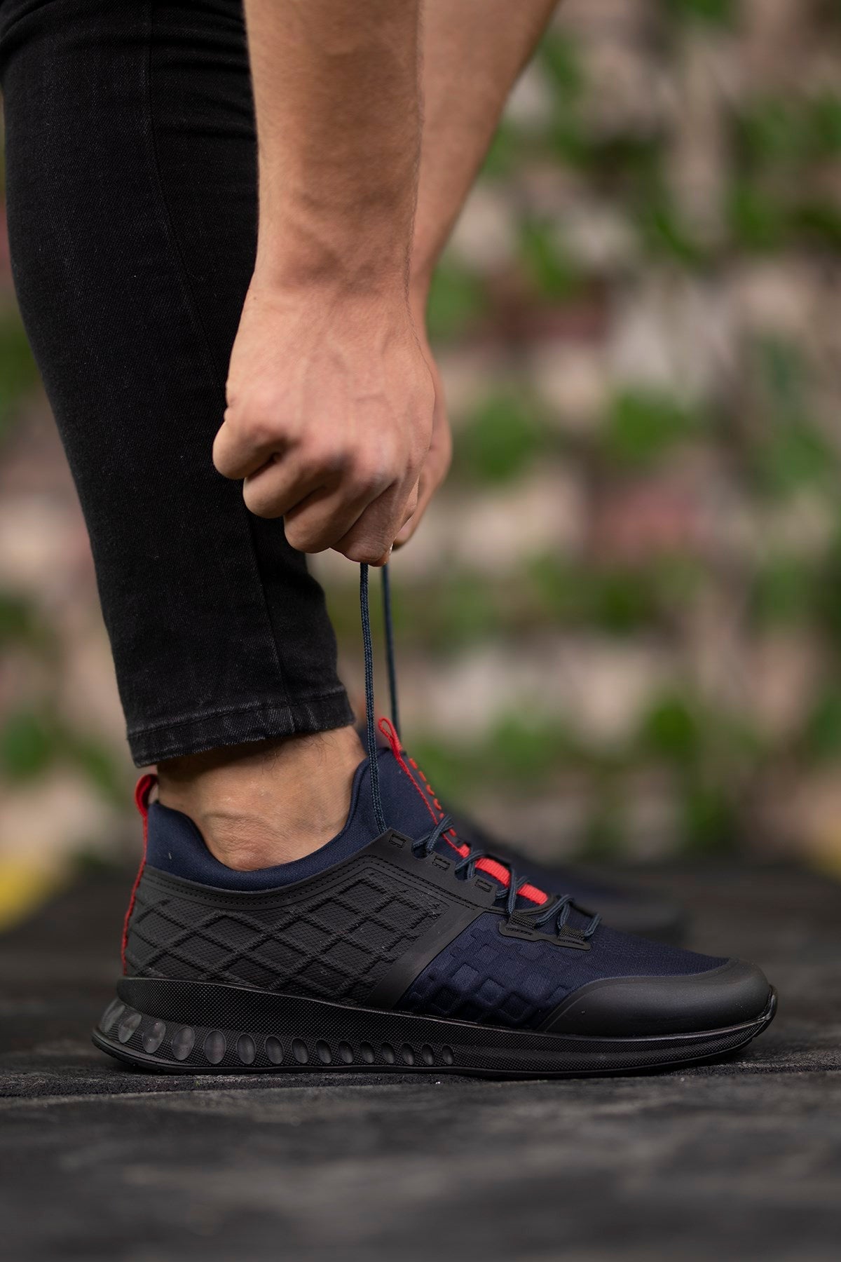Riccon Unisex Sneaker 00121975 Lacivert Kırmızı - Riccon