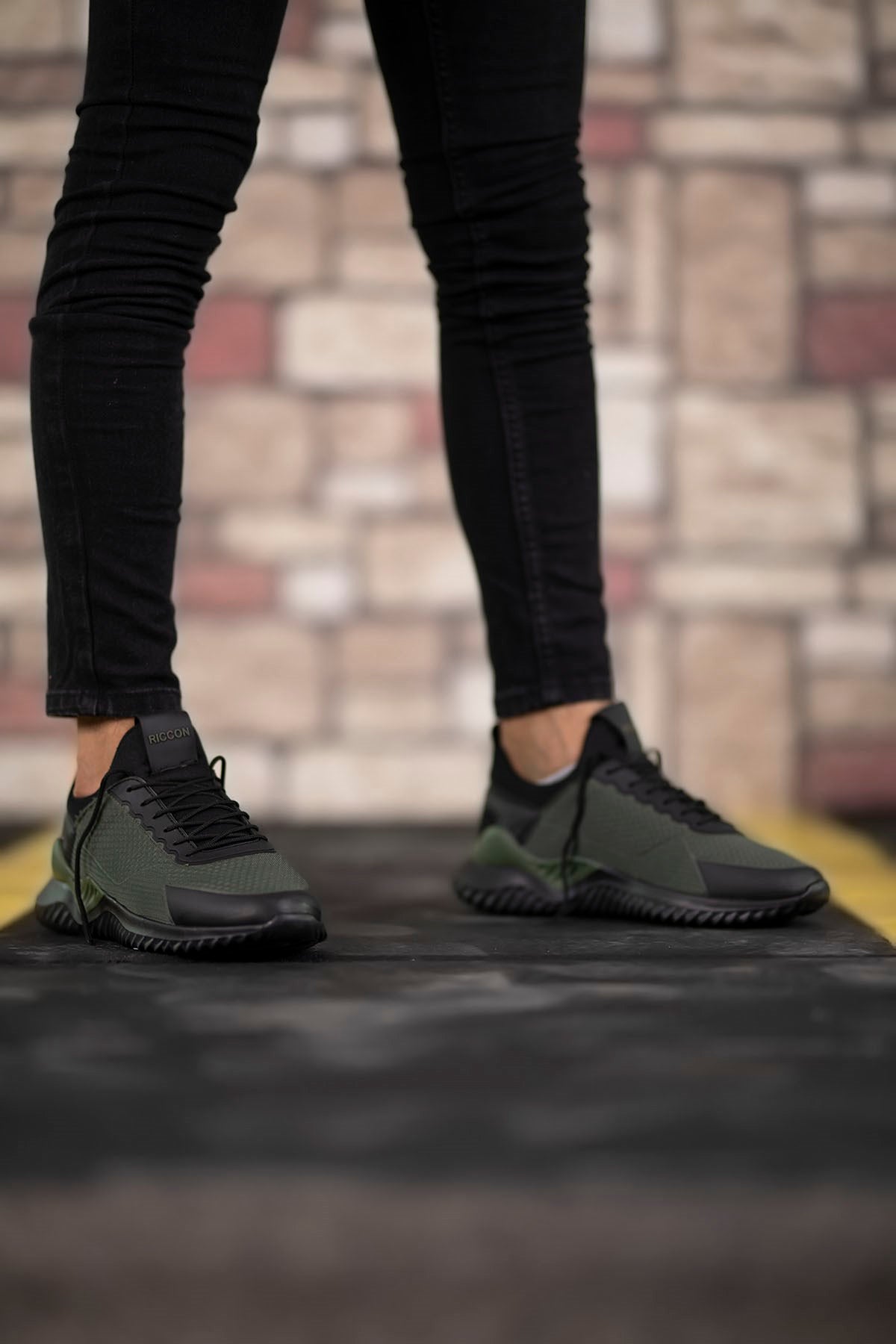 Riccon Unisex Sneaker 00122044 Haki - Riccon