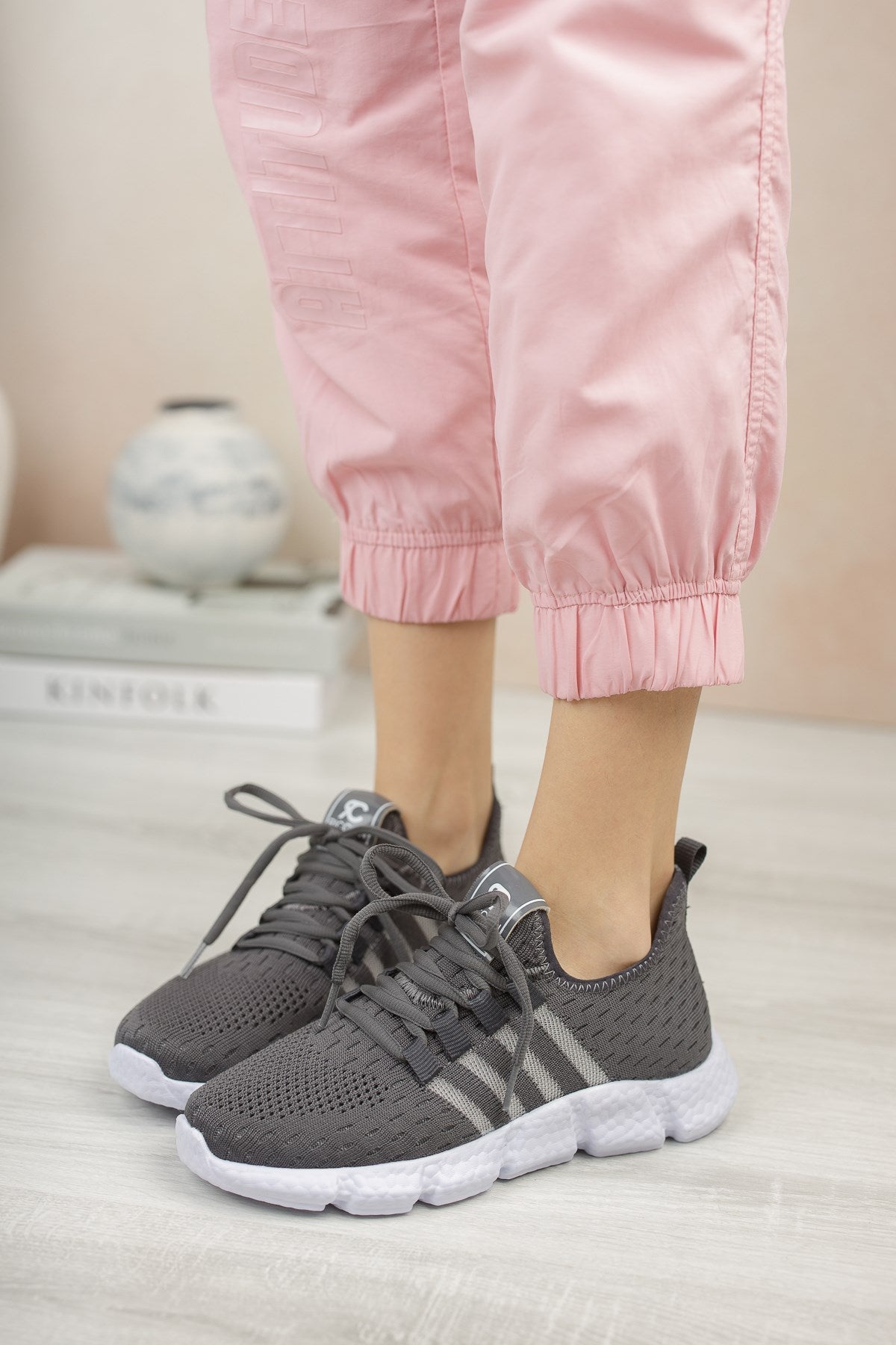 Riccon Unisex Sneaker 0012370 Füme - Riccon