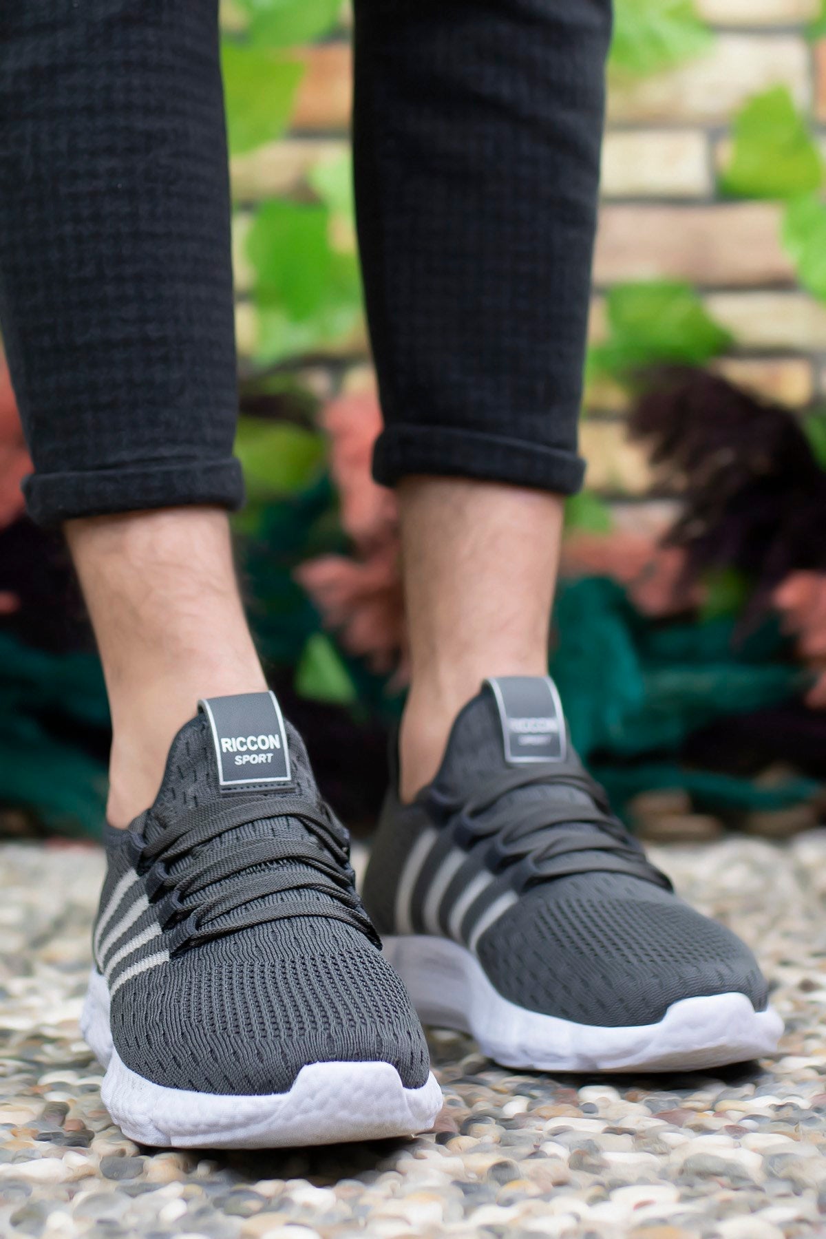 Riccon Unisex Sneaker 0012370 Füme - Riccon