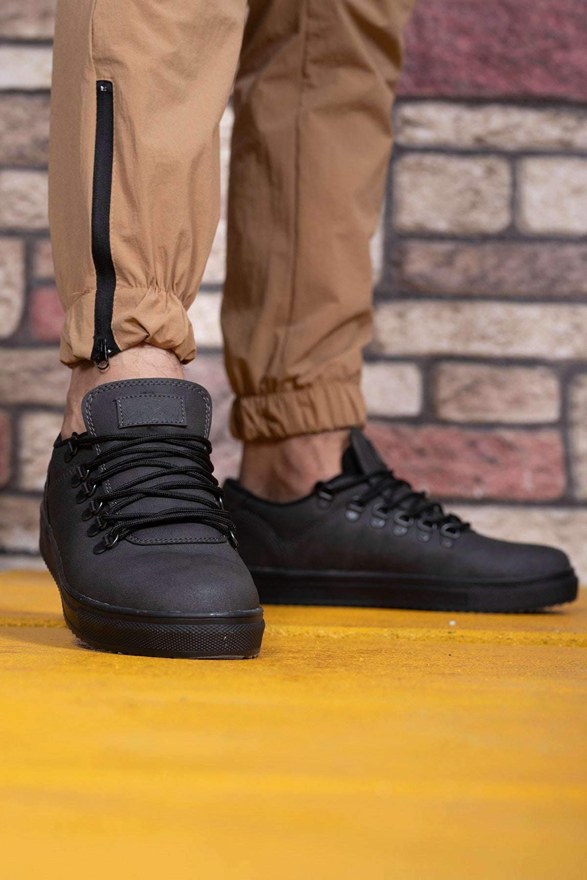 Riccon Unisex Sneaker 0012603 Füme Cilt - Riccon