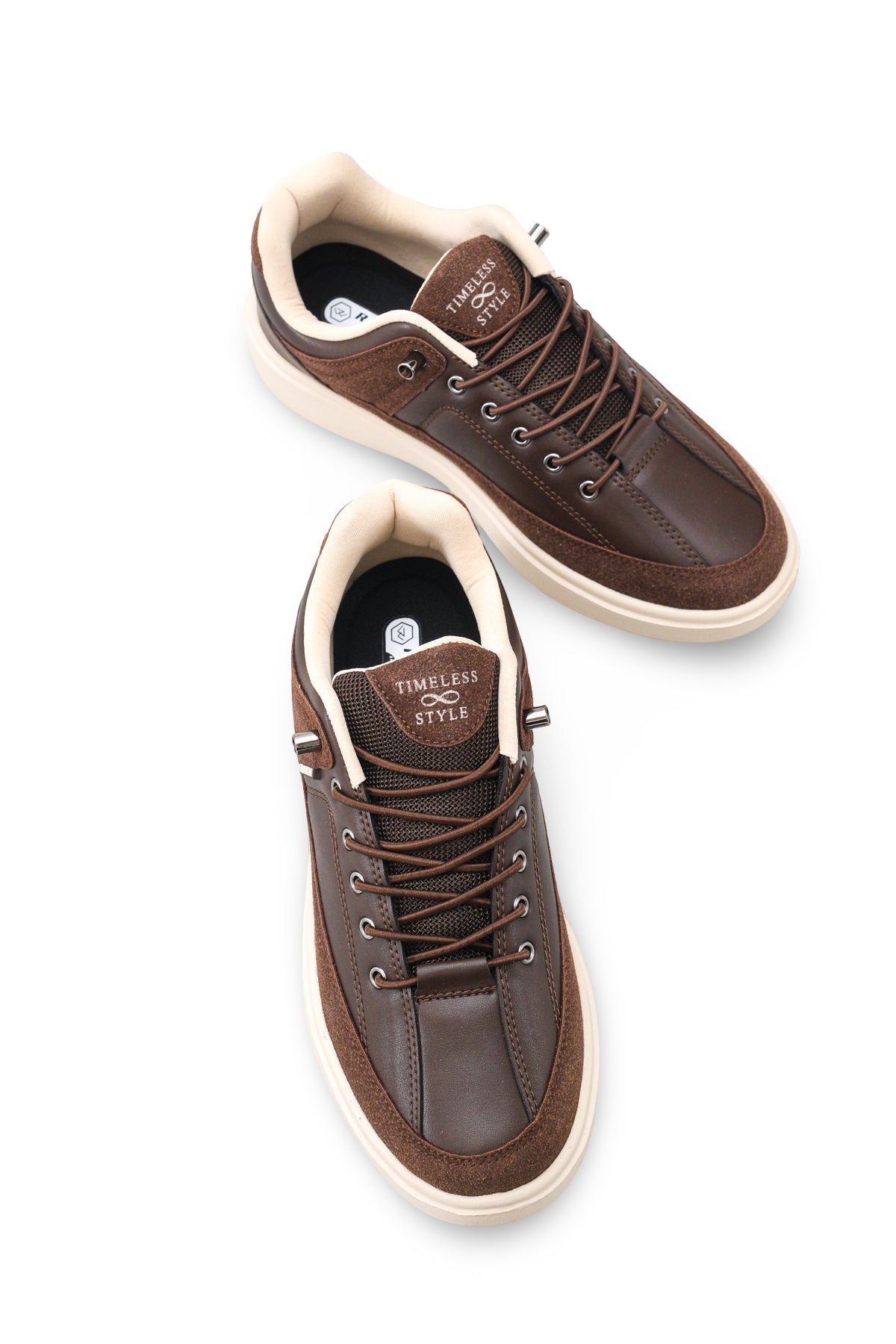 Riccon Vega Aria Erkek Sneaker 0012046 Kahverengi Bej