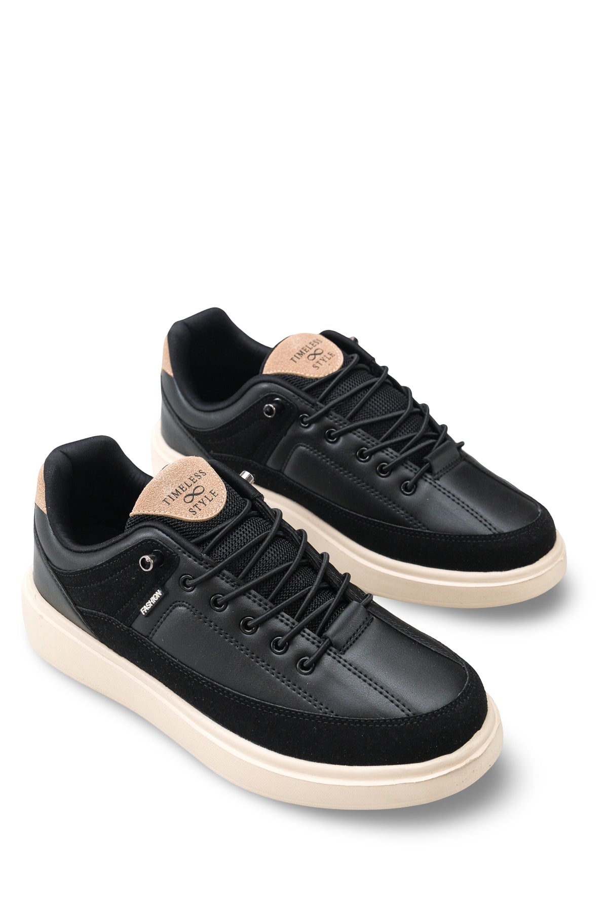 Riccon Vega Aria Erkek Sneaker 0012046 Siyah Bej