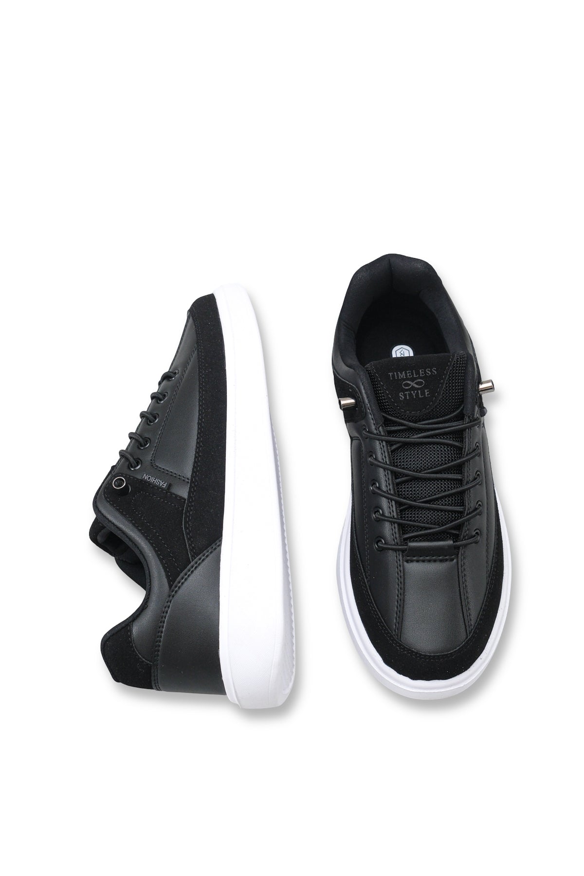 Riccon Vega Aria Erkek Sneaker 0012046 Siyah Beyaz