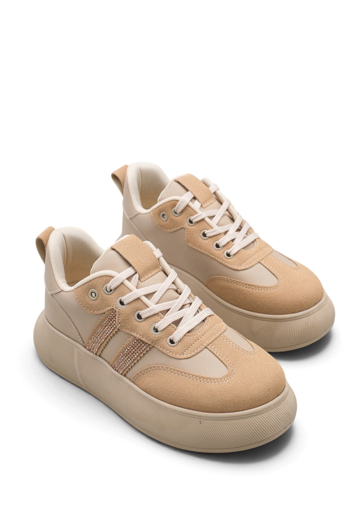 Riccon Vega Fia Kadın Sneaker 0012963 Bej Bej