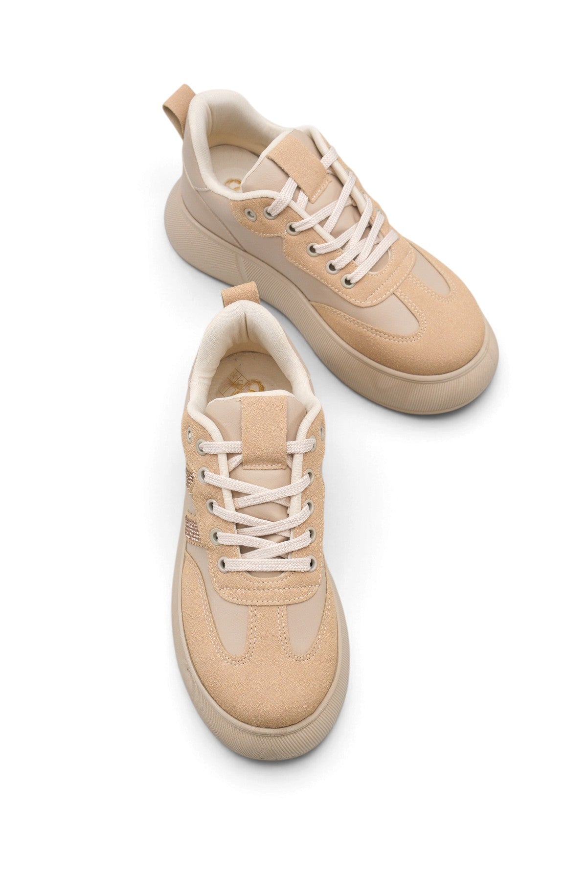 Riccon Vega Fia Kadın Sneaker 0012963 Bej Bej